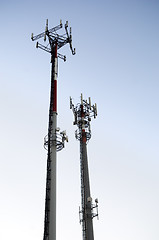 Image showing Telecom antennas