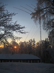 Image showing Cold winter morning in Oslo, Norway