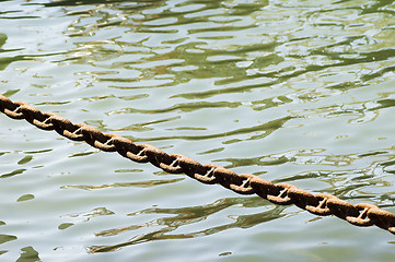 Image showing Rusty chain