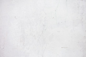 Image showing Grungy white concrete wall background