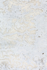 Image showing Grungy white concrete wall background