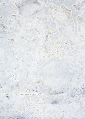 Image showing Grungy white concrete wall background