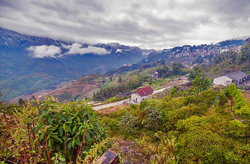 Image showing Rice field terraces. Sapa Vietnam