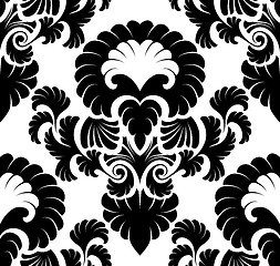 Image showing Damask seamless pattern