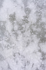 Image showing Ice Background From Top Of