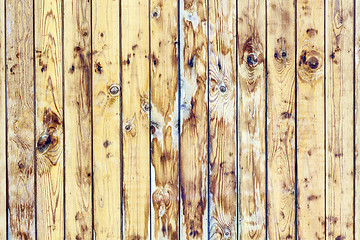 Image showing Vintage  white background wood wall.