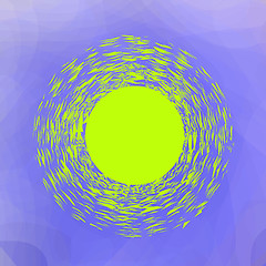 Image showing Yellow Sun Icon