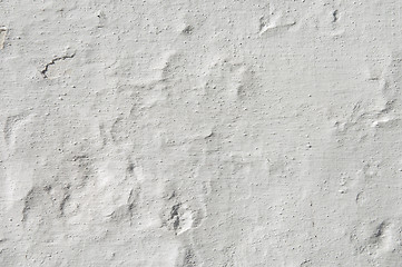 Image showing Rugged white wall