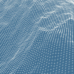 Image showing Abstract grid background. Water surface. Vector illustration. 