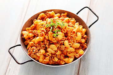 Image showing pasta with meat