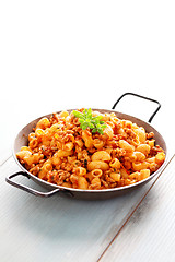 Image showing pasta with meat