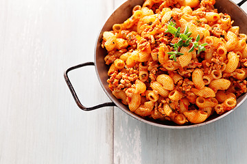 Image showing pasta with meat