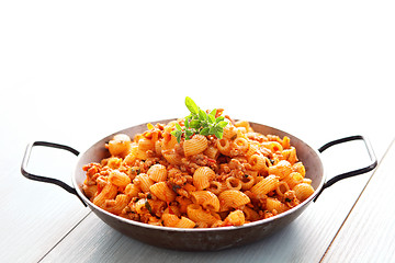 Image showing pasta with meat