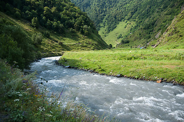 Image showing Mountain river