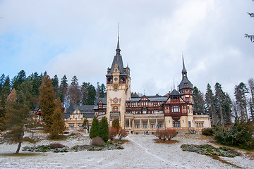 Image showing Peles castle in Romania