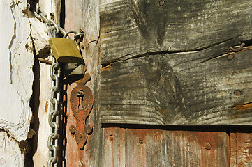 Image showing Old door