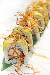 Image showing Japanese sushi rolls Maki Sushi 