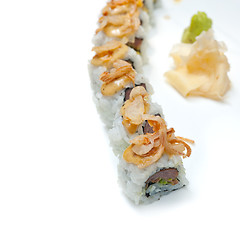 Image showing Japanese sushi rolls Maki Sushi 