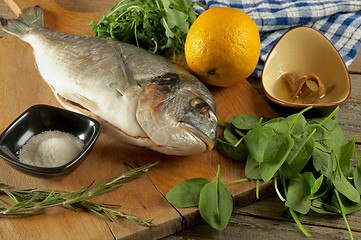 Image showing Cooking Dorado Fish