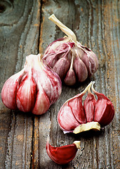 Image showing Pink Garlic