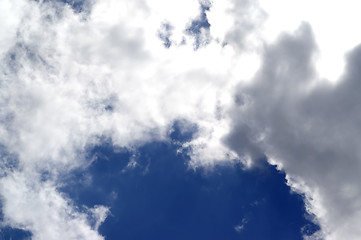 Image showing Blue sky and clouds