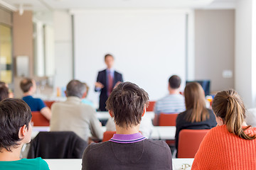 Image showing Lecture at university.