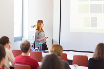 Image showing Lecture at university.