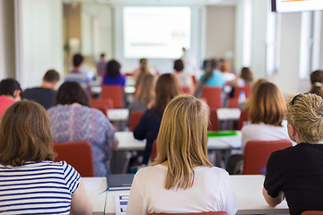 Image showing Lecture at university.