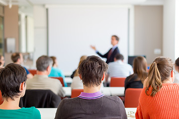 Image showing Lecture at university.