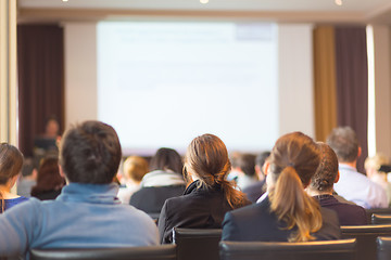 Image showing Audience in the lecture hall.