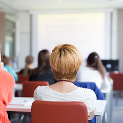 Image showing Lecture at university.