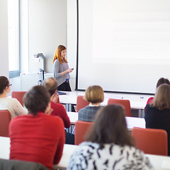 Image showing Lecture at university.