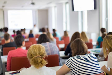 Image showing Lecture at university.