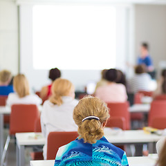 Image showing Lecture at university.