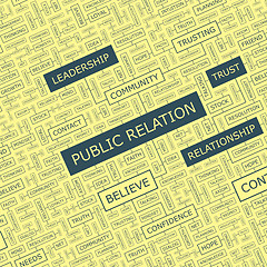 Image showing PUBLIC RELATION