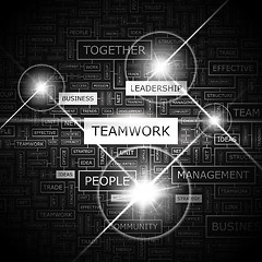 Image showing TEAMWORK