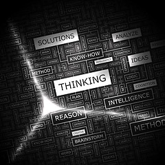 Image showing THINKING