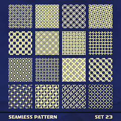 Image showing Seamless vintage pattern.