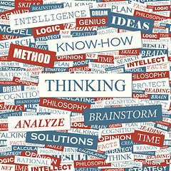 Image showing THINKING