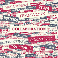 Image showing COLLABORATION