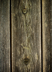 Image showing Cracked Wooden Background