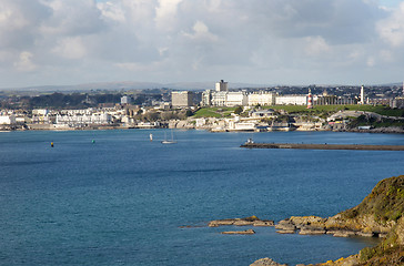 Image showing Plymouth Hoe and city.