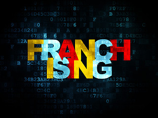 Image showing Business concept: Franchising on Digital background