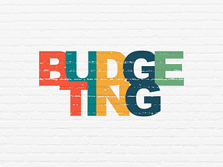 Image showing Business concept: Budgeting on wall background