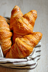 Image showing fresh croissants