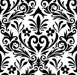 Image showing Damask seamless pattern