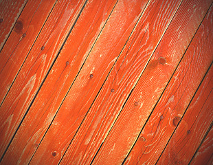 Image showing Wooden table, fence, wall or floor