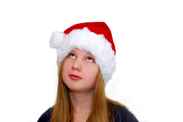 Image showing Chrismas girl