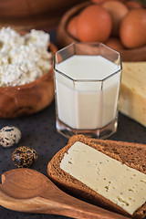 Image showing Dairy products