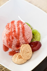 Image showing Fruit ice cream